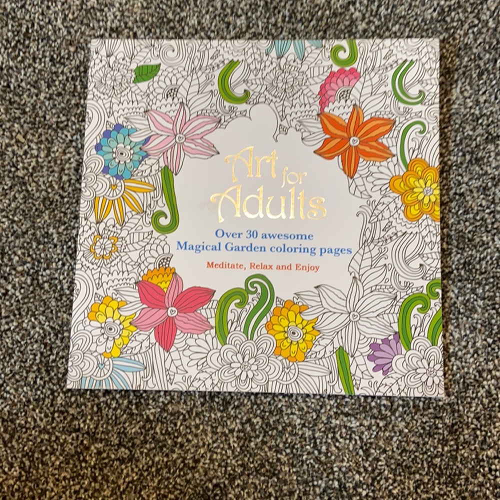 Adult colouring book
